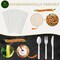 Compostable Disposable Plant Based Sealed Cutlery Packets (125 Sets)